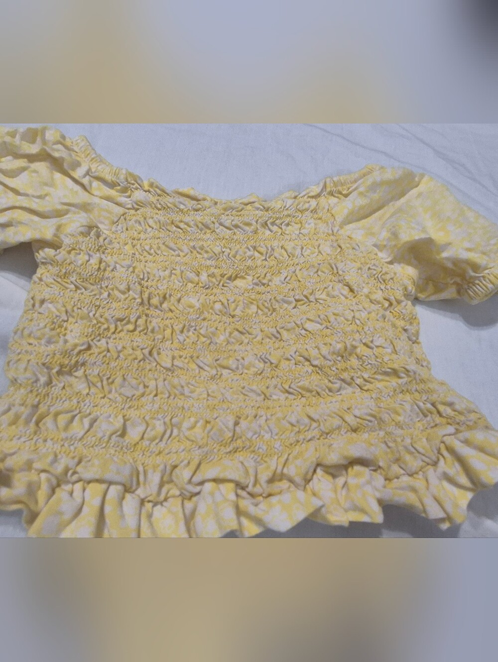 Girls 5T Yellow Summer Top